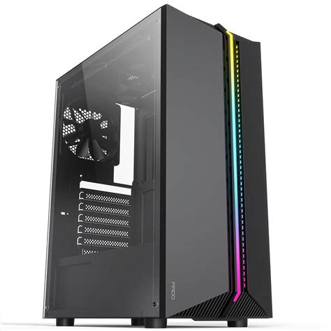 Micro Atx PC Case Gaming Computer Case gaming pc case Rainbow RGB ...