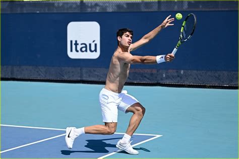 Photo: carlos alcaraz tennis warm up 005. | Photo 4913513 | Just Jared ...