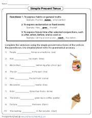 Free Printable Verb Tense Worksheets - PRINTABLE TEMPLATES