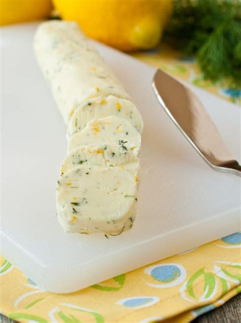 Lemon Dill Compound Butter - A Family Feast®