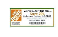 Home Depot 20% off Printable Coupon - Enjoy Printable Coupons