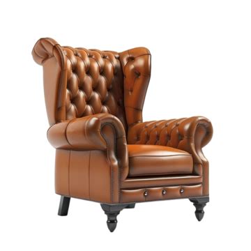 Vintage Brown Leather Armchair, Vintage Brown, Vintage Brown Leather, Brown Leather Armchair PNG ...