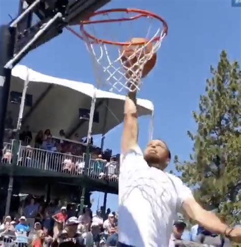 Watch Steph Curry Try to Dunk 3 Times in His Golf Clothes & Fail ...