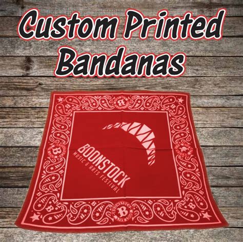 Custom Printed Bandanas | Custom Logo Bandanas | Bandananas