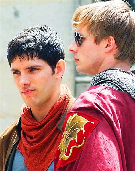 "Merlin" Bradley James (Arthur) & Colin Morgan (Merlin) | Colin morgan, Merlin cast, Geek life