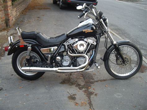 1982 HARLEY-DAVIDSON FXR BLACK