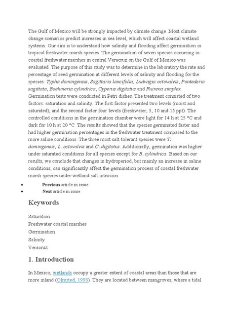 The Gulf of Mexico Will Be Strongly Impacted by Climate Change | PDF ...