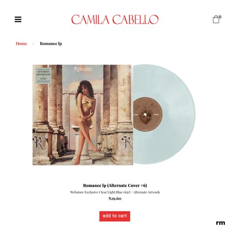 Camila Cabello | Romance | lp Box Set on Behance