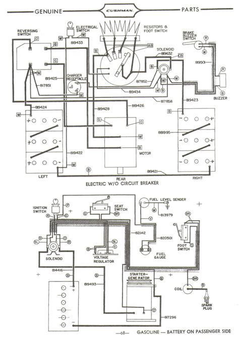 9 Cushman Electric Golf Cart Wiring Diagram - Penguin Diagram