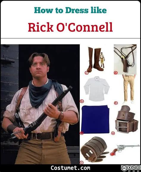 Rick O'Connell (The Mummy) Costume for Cosplay & Halloween