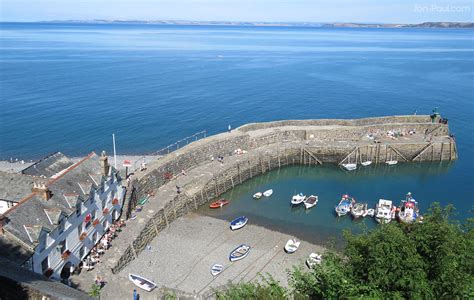 Clovelly Harbour - Colour Postcard, Then & Now - Jon-Paul