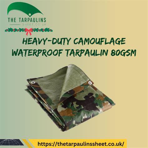 LIGHTWEIGHT WATERPROOF TARPAULIN 90GSM WITH 4 BUNGEE BALLS - Tarpaulin ...