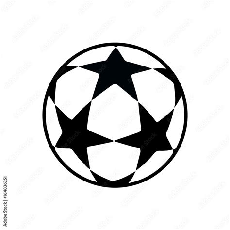 Soccer ball icon isolated. Football games symbol. Soccer ball logo for ...