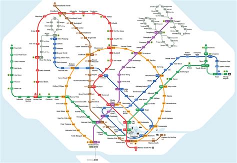 New MRT map launched with Circle Line as focal point - CNA