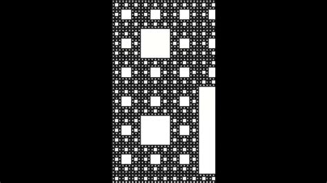 Sierpinski Carpet zoom in - YouTube