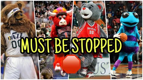 NBA Mascots being SAVAGE! - YouTube