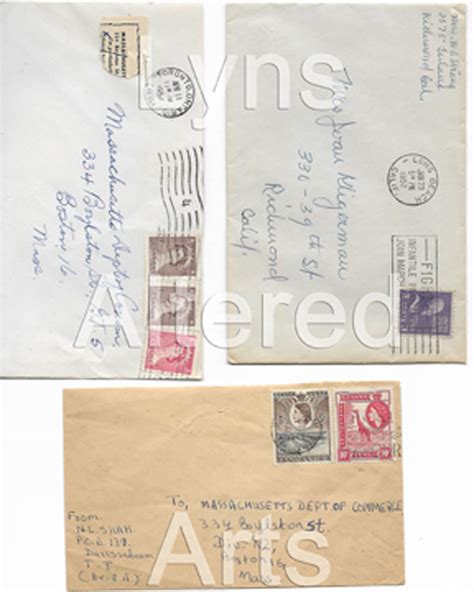 Vintage Envelopes Postcards and Stamps Digital Download - Etsy