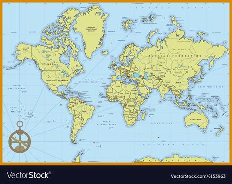 Free World Map With Capitals