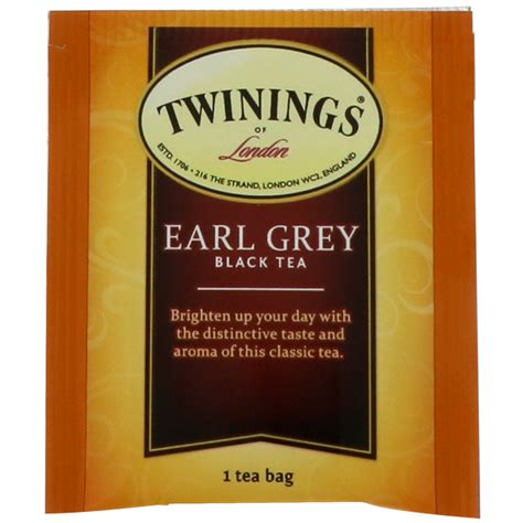 Twinings, Earl Grey Black Tea, 25 Tea Bags, 1.76 oz (50 g) - iHerb.com