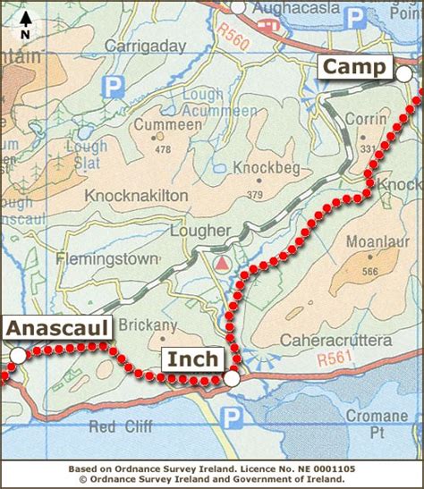 Camp to Annascaul | Trail Maps | Dingle Way