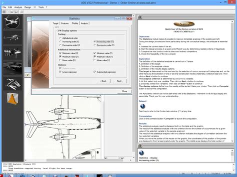 Aircraft Design Software Professional (ADS) 322 - Download, Screenshots