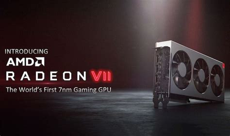 AMD Reveals Radeon VII: High-End 7nm Vega Video Card Arrives February 7th for $699