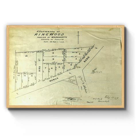 Ringwood, Victoria Vintage Maps