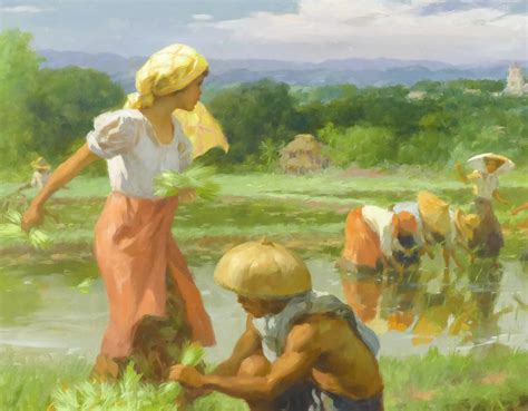 Filipino Farmer Painting