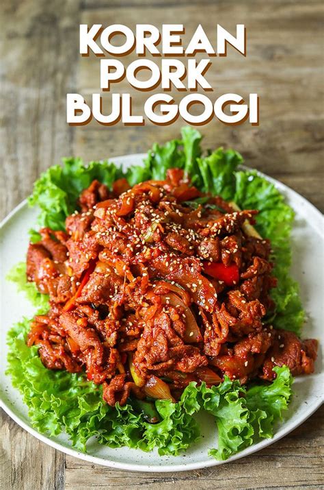 Korean spicy pork bulgogi – Artofit