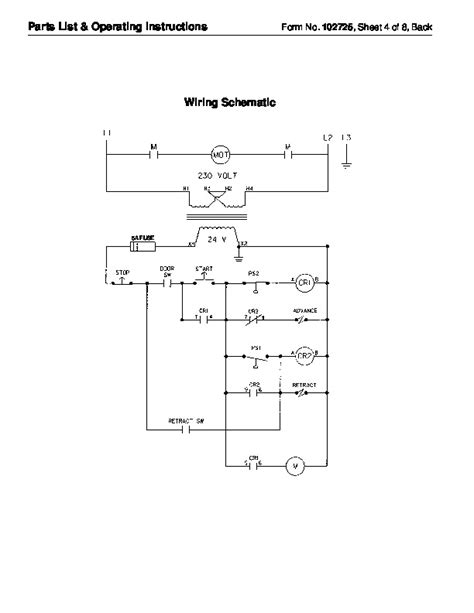 SPX OTC 1896 Oil Filter Crusher Max Capacity 25ns Parts List