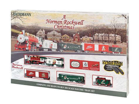 Bachmann HO Norman Rockwell Christmas Train Set