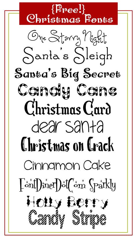 Free Christmas Fonts