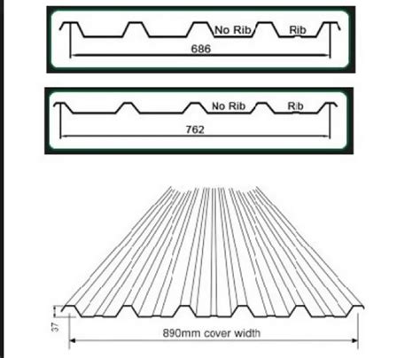 Ibr 686 Ibr890 Roof Sheeting Trapezoildal Roofing Sheets For African ...