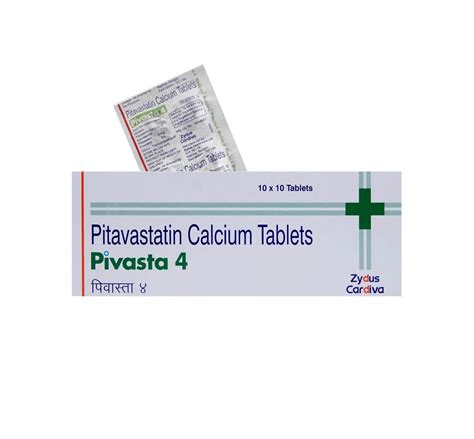 Pitavastatin Calcium Tablet, Packaging Type: 10 Tablets In 1 Strip at ...