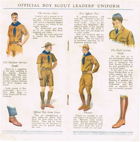 Teens-1920s Scout Leader Uniform Catalog | The Scout Patch Auction News ...