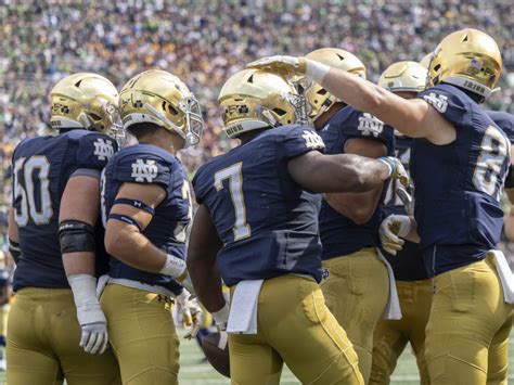 Notre Dame Football Highlights: Irish Start, Finish Strong In Uneven ...