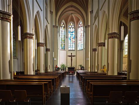 bank, baroque, baroque church, benches, catholic, christian, christianity, church, church pews ...