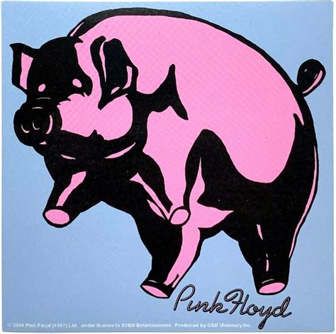 Pink Floyd Animals Pig Sticker [Record Album Cover] Laptop Mug Bottle ...