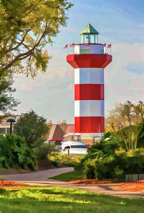 Harbour Town Lighthouse Photograph by Susan Proto