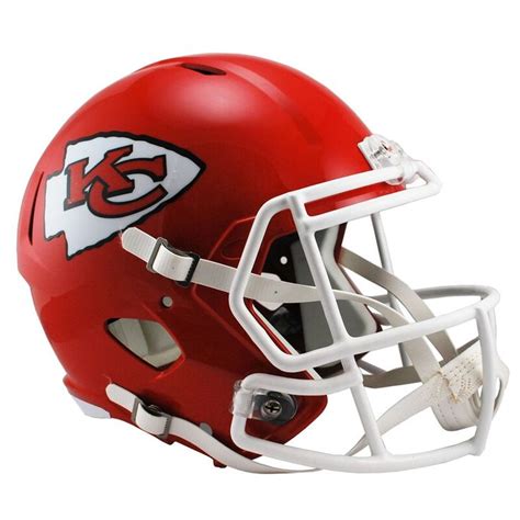 Riddell Kansas City Chiefs Revolution Speed Full-Size Replica Football Helmet in 2021 | Football ...