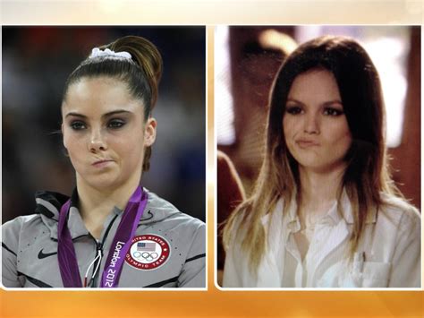 Rachel Bilson: McKayla Maroney impressed with my 'not impressed' face