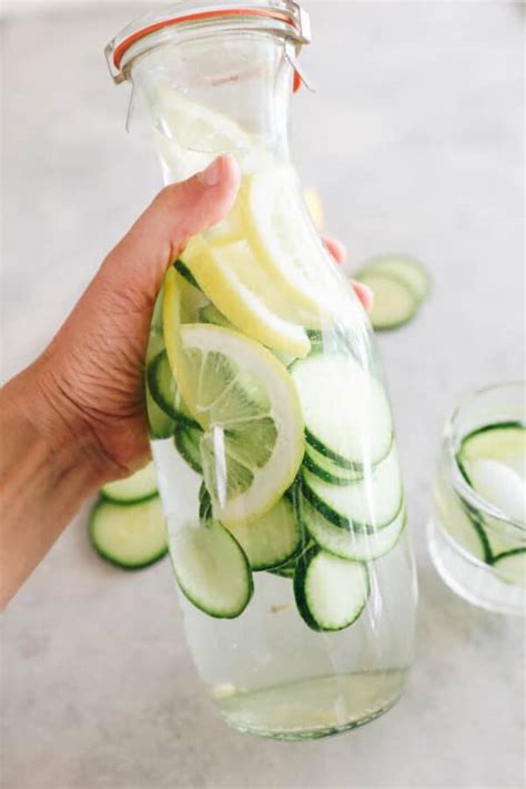 Cucumber Water Recipe [Exact Ratios!] - The Healthy Maven