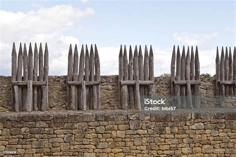 Medieval Palisades Stock Photo - Download Image Now - Architectural ...