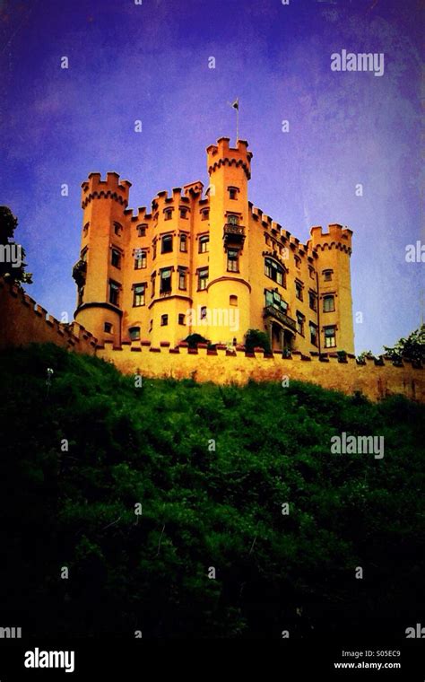 Castle Hohenschwangau, Bavaria Stock Photo - Alamy