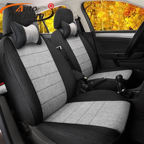 AutoDecorun Cover Seats Car for Chevrolet Spark 2010 2013 Car Seat Covers Set Accessories Linen ...