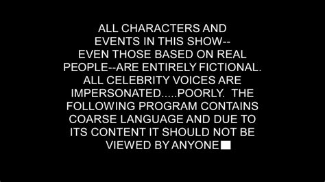 Disclaimer | South Park Archives | Fandom