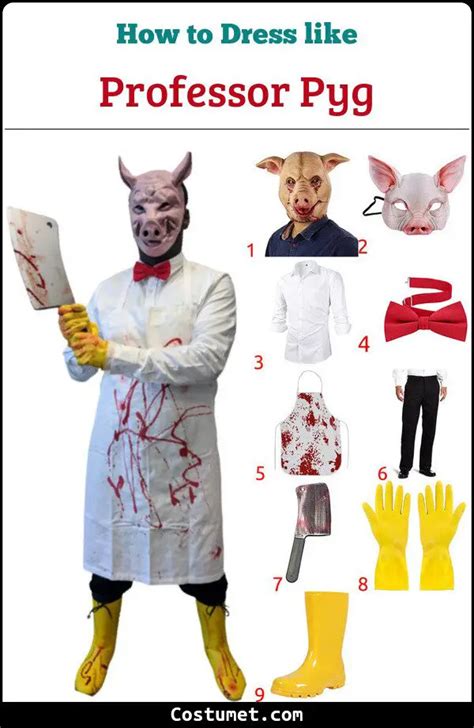 Professor Pyg Costume from D.C. Comics for Halloween