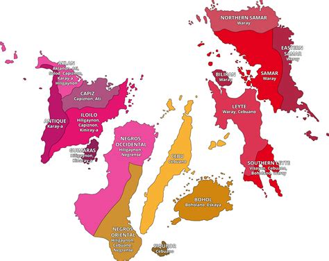 Map of Visayas | Ethnic Groups of the Philippines