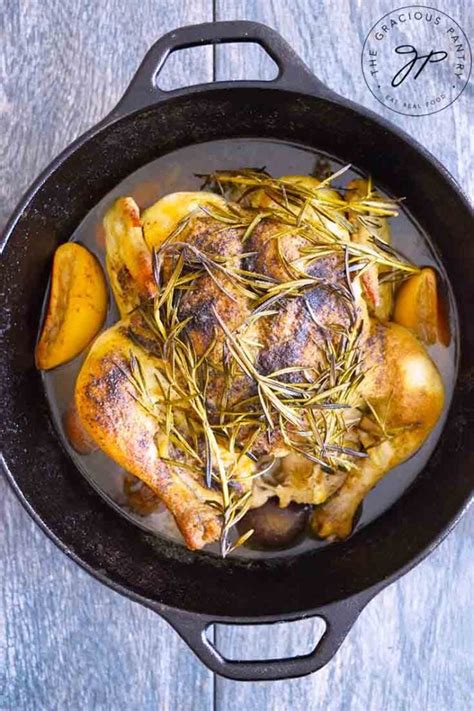 Dutch Oven Chicken Recipe | The Gracious Pantry