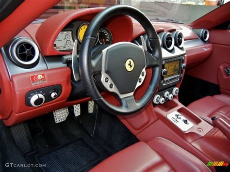 Red Ferrari 612 Scaglietti Interior | Wild Country Fine Arts